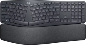Logitech Ergo K860 Kabellose Bluetooth Tastatur - Schwarz QWERTY US-Englisch - Bild 1 von 3