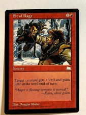 FIT OF RAGE Weatherlight 1997 Magic The Gathering MTG Common Red HP