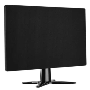 23-25" Computer Monitor Dust Cover Protector for Desktop LCD Screen Black - Picture 1 of 10