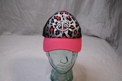 New Era 9Forty Minnesota Twins MLB Juvenil Rosa Plata Púrpura Guepardo Foto 1 de 4