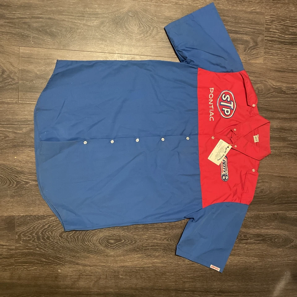 VINTAGE Simpson Racing Mechanic Button Up Shirt Adult L Richard Petty RARE!!!! - Image 1 of 4