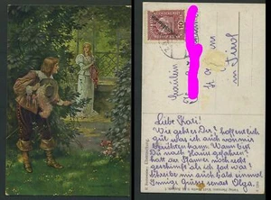 Künstler Karte, R. Borrmeister, gelaufen, ZAMS -> ST. JOHANN #h574 - Picture 1 of 1