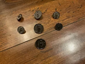 New Brioni B Metal Blazer Button Set 3 Large & 4 small - Picture 1 of 3