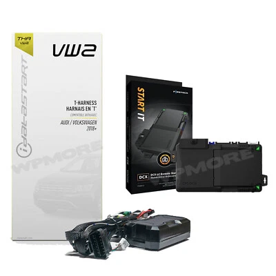 IDATASTART Firstech FT-DCX-LC DCX Remote Start It Module + ADS-THR-VW2 for AUDI VW 2016 +