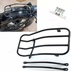 Portaequipajes asiento trasero guardabarros para Triumph Bonneville Bobber Speedmaster negro - Imagen 1 de 12