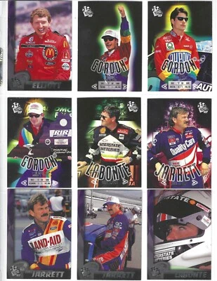 1997 Press Pass LAZER (SILVER) #135 Jeff Gordon--ONE CARD ONLY! - Image 1 of 4
