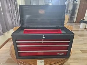 VINTAGE CRAFTSMAN 1970'S 3 DRAWER TOP MECHANICS TOOLCHEST W/KEYS (TL2013) - Picture 1 of 18