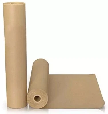 Kraft Paper Roll Wrapping Craft Brown Paper 90GSM  900mm - Image 1 of 4
