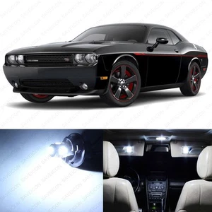 Paquete de 11 luces interiores LED blancas para Dodge Challenger 2008-2014 + herramienta - Imagen 1 de 8