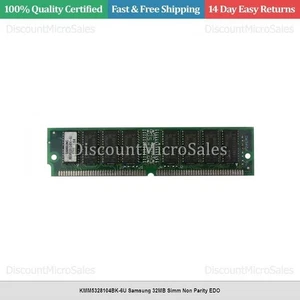 KMM5328104BK-6U Samsung 32MB Simm Non Parity EDO - Picture 1 of 1