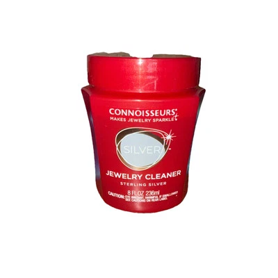 Connoisseurs Silver Jewelry Cleaner, Liquid Dip Jewelry Cleaner in Red Jar - Image 1 of 2