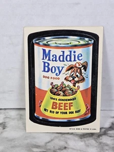 Vintage Topps Wacky Packages Sticker - Maddie Boy (1973) - Bild 1 von 2