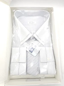 Men's Dress Shirts MAROL with Light Grey Stripes Size 19 / 47 new - Picture 1 of 12
