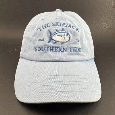 Southern Tide ‘The Skipjack’ Baseball Hat Strapback Dad Hat Blue Adult Size - Image 1 of 4