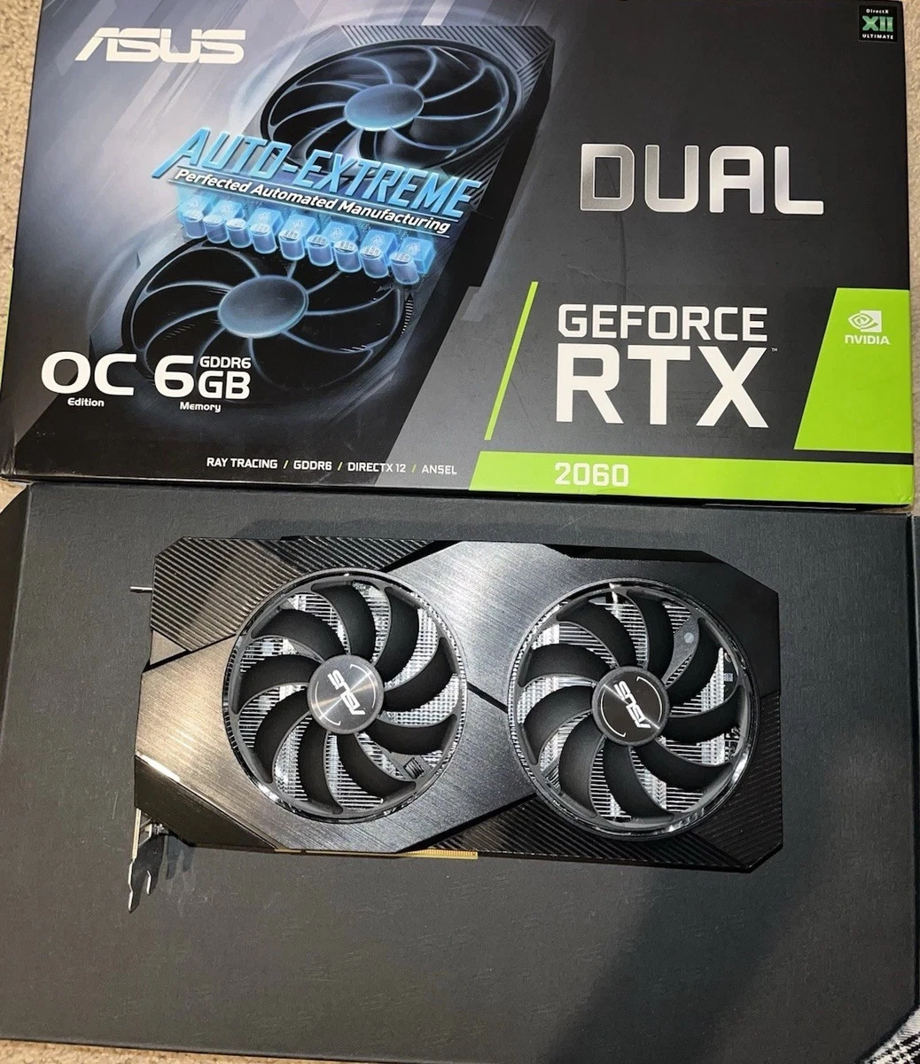 ASUS NVIDIA GeForce RTX 2060 NVIDIA Computer Graphics Cards for