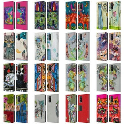 FUNDA BILLETERA LIBRO CUERO WYANNE CAT OFICIAL PARA TELÉFONOS SAMSUNG 2 Foto 1 de 4