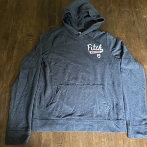 Abercrombie Hoodie XL Kids Fitch New York Sweater School Casual Lounge Gray - Picture 1 of 5