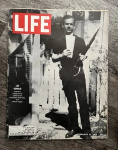 Life Magazine February 21 1964 Lee Harvey Oswald Cover JFK Kennedy Assassination - Picture 1 of 1