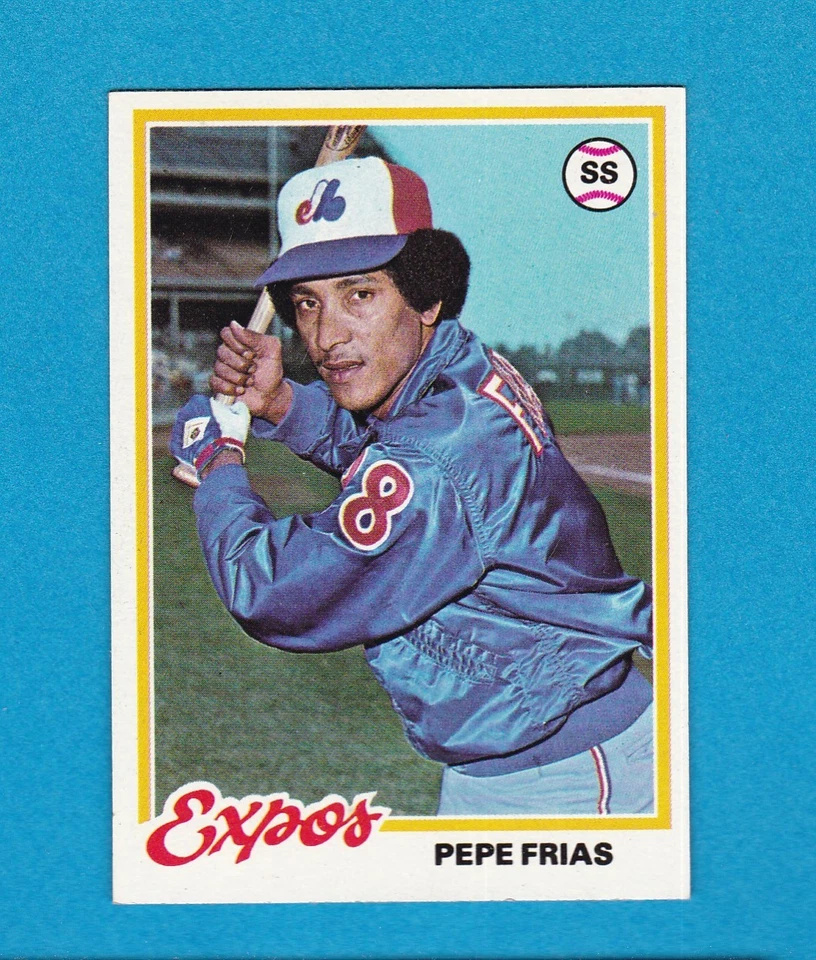 1978 TOPPS BASEBALL SET BREAK 654 PEPE FRIAS EXPOS NM/MT - Image 1 of 1