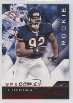 2011 Panini Absolute Memorabilia Retail Spectrum Red Stephen Paea #169 Rookie RC - Image 1 of 2