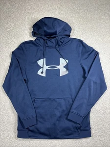 Pullover Under Armour UA Cold Gear suelto cupé Lache azul marino mediano para hombre - Imagen 1 de 13