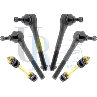 Barra estabilizadora de extremo de barra estabilizadora delantera Mevotech 6 piezas para Chevrolet K1500 1988-1998 1999 Foto 1 de 4