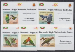 ST1044Id. Burundi - MNH - Parrots - 2012 - Deluxe - imperf - Picture 1 of 1