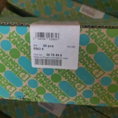 40PCS Phoenix Contact 3075896 bolt terminal block RBO 6 - Image 1 of 3