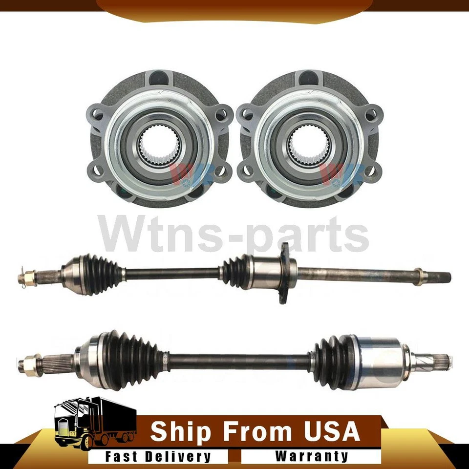 KIT DE COJINETE DE EJE Y RUEDA PARA NISSAN QUEST 2011-2014 4X CV TRAKMOTIVE WJB Foto 1 de 4