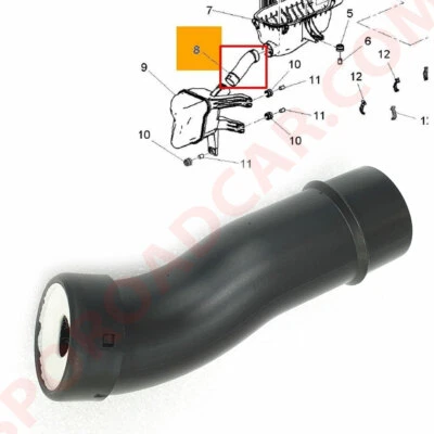 Air Cleaner Duct OEM Parts For GM Chevrolet Spark 2010-2012 - Image 1 of 3