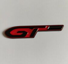 Gt Noir Rouge Métal Badge Emblème pour Alfa Romeo Mito Giulietta Coupé Brera