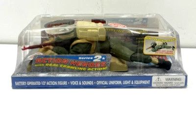 DE COLECCIÓN AÑOS 80 RAROS HÉROES DE ACCIÓN SERIE 2 A BATERÍA GATEANDO NUEVO EN CAJA Foto 1 de 4