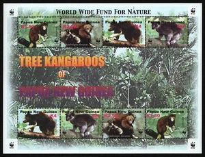Papua-Neuguinea 2003 - Mi-Nr. 1021-1024 ** - MNH - KLB - Baumkänguru - Picture 1 of 1