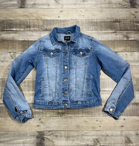 Joe's Jeans Jacket Girls Extra Large 16 Blue Denim Western Casual Button Up Coat - Picture 1 of 12