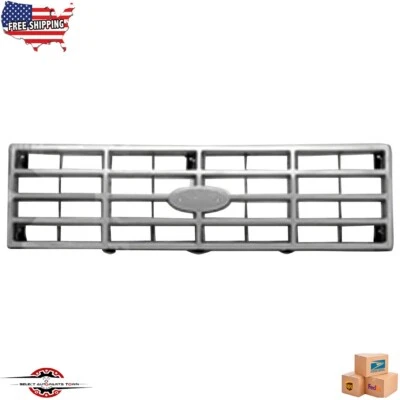 New For 1982-1986 FORD F-150 Grille Assembly Silver with Black Insert FO1200117 Foto 1 de 4