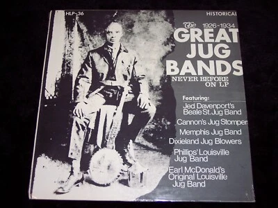 "THE GREAT JUG BANDS" (1926-1934), A NEW, SEALED HISTORICAL (NEVER BEFORE ON) LP - Image 1 of 3
