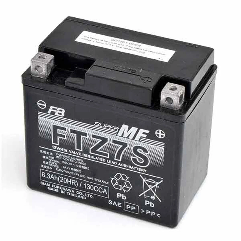 BATTERIA FURUKAWA FTZ7S 6AH PRECARICATA HM 125 CRM F X SM 4T (Yam) 2010-2012 - Immagine 1 di 1