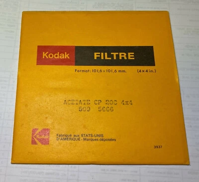 KODAK Color Correction Acetate FILTER NO. CP20C CC20C 4" 100mm Square Unopened - Image 1 of 2