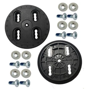 Dia 99mm Snowboard Binding Disc Mounting Plates Strap-In Technine with Screws - Bild 1 von 4