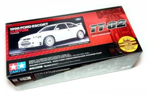 TAMIYA EP RC Car 1/10 1998 FORD Escort Custom TT-02 with Motor & ESC 58691 - Picture 1 of 5