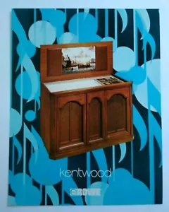 Rowe Kentwood Jukebox FLYER originale fonografo musica promo spartito artistico vintage - Foto 1 di 2