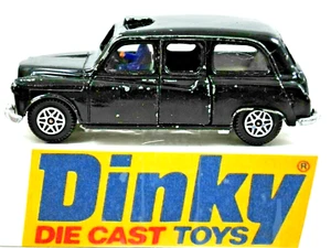 Dinky Toys 284 AUSTIN TAXI / LONDON SCHWARZES TAB mit öffnenden Türen Made in England - Bild 1 von 12