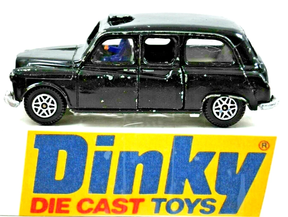 Dinky Toys 284 AUSTIN TAXI / LONDON BLACK CAB w/ Opening DOORS Made in England - Image 1 of 4