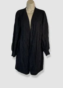 Alfani Women's Black Long Sleeve Open Cardigan Sweater Size L - Picture 1 of 3