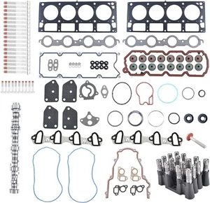 Non AFM DOD Replacement Kit-Camshaft Lifters Head Gaskets Bolts for 2005-2014 - Foto 1 di 8