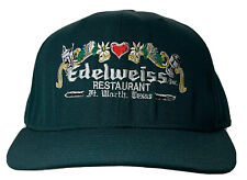 RARE Vintage 1990’s Edelweiss German Restaurant FT Worth TX Fitted 7 3/4 Hat