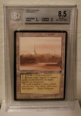 Karakas Magic The Gathering MTG Legends BGS 8.5 NM+ 8/8.5/8.5/8.5 - Image 1 of 2