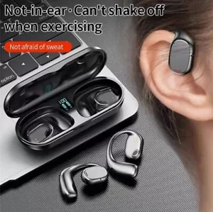 Auriculares Con Ganchos Para La Oreja Inalámbricos Pantalla Digital Bluetooth - Imagen 1 de 11