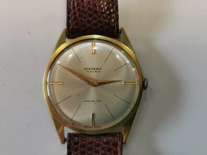 Reloj SPAREWA VINTAGE RARO SUIZO CHAPADO EN ORO PARA HOMBRE - Imagen 1 de 5