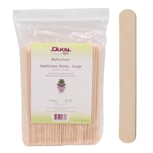 100 große Wachs Waxing Holz Körper Haarentfernung Sticks Applikator Spatel - Bild 1 von 7